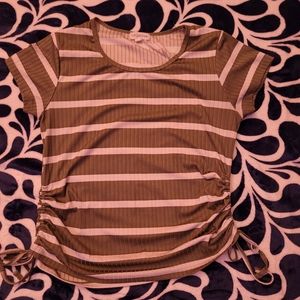 Full Circle Trends XL Green/White Stripes